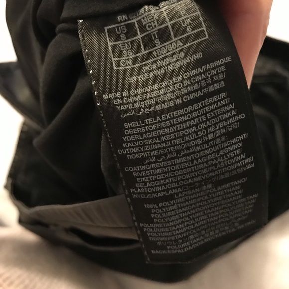 Guess Black Leather Vest Fiona Moto - Picture 6 of 6